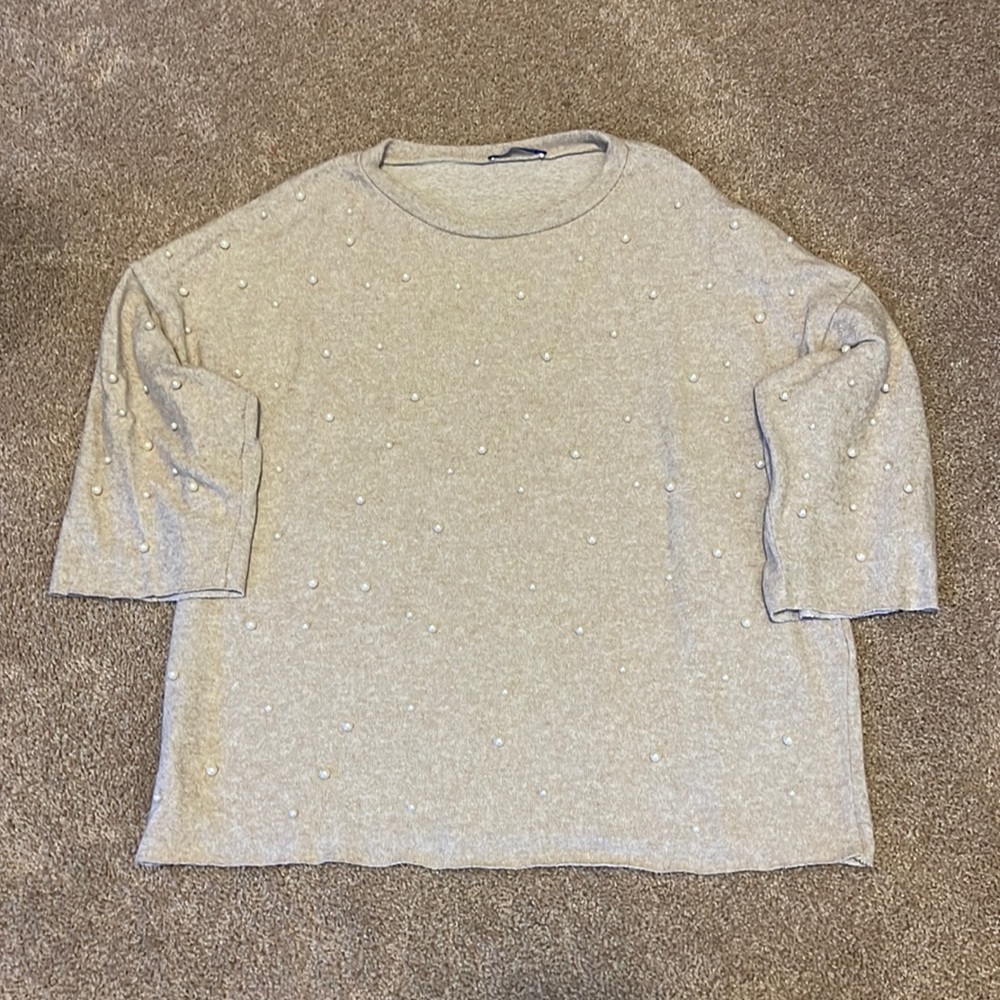 Zara 3/4 sleeve sweater